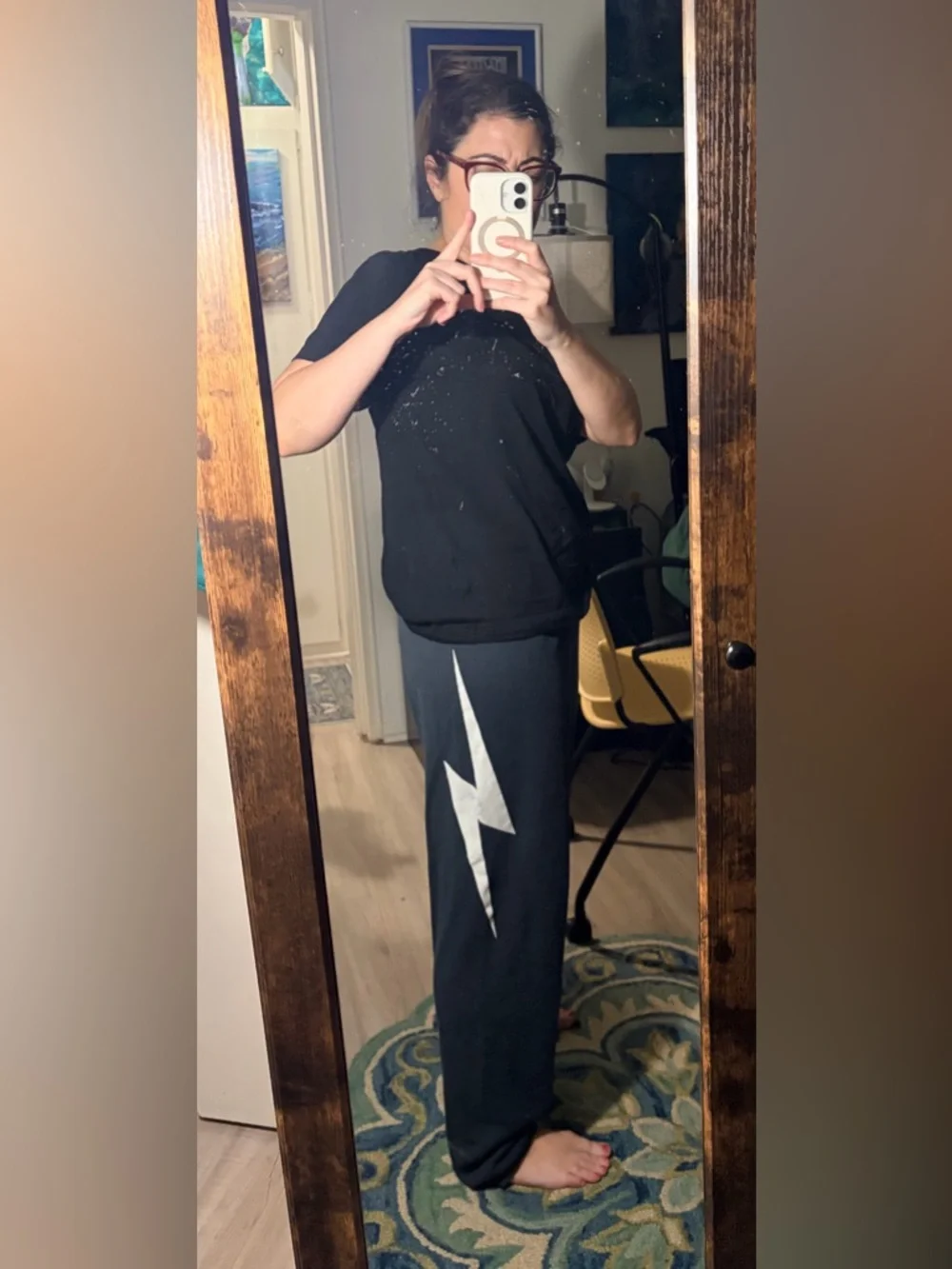 Aviator Nation charcoal grey Lightning Bolt sweat Pants - Picture 3 of 10